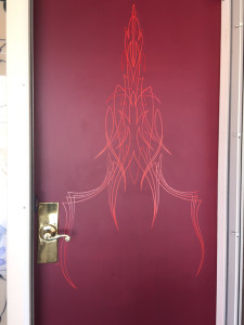 Front door striping
