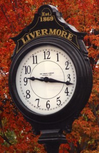 Livermore city clock
