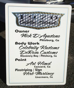 Hand Painted & Vinyl Signs by Herb Martinez San Francisco Bay area, California        